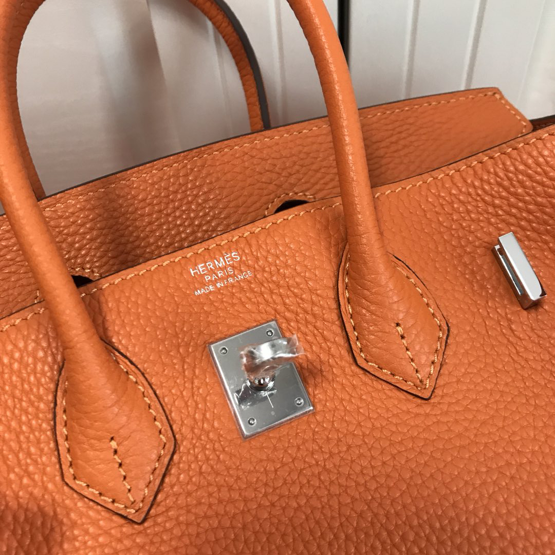 エルメス「Hermès」 Birkin 30 トゴレザー ツートンカラー ショルダーバッグ（シルバーハードウェア）
