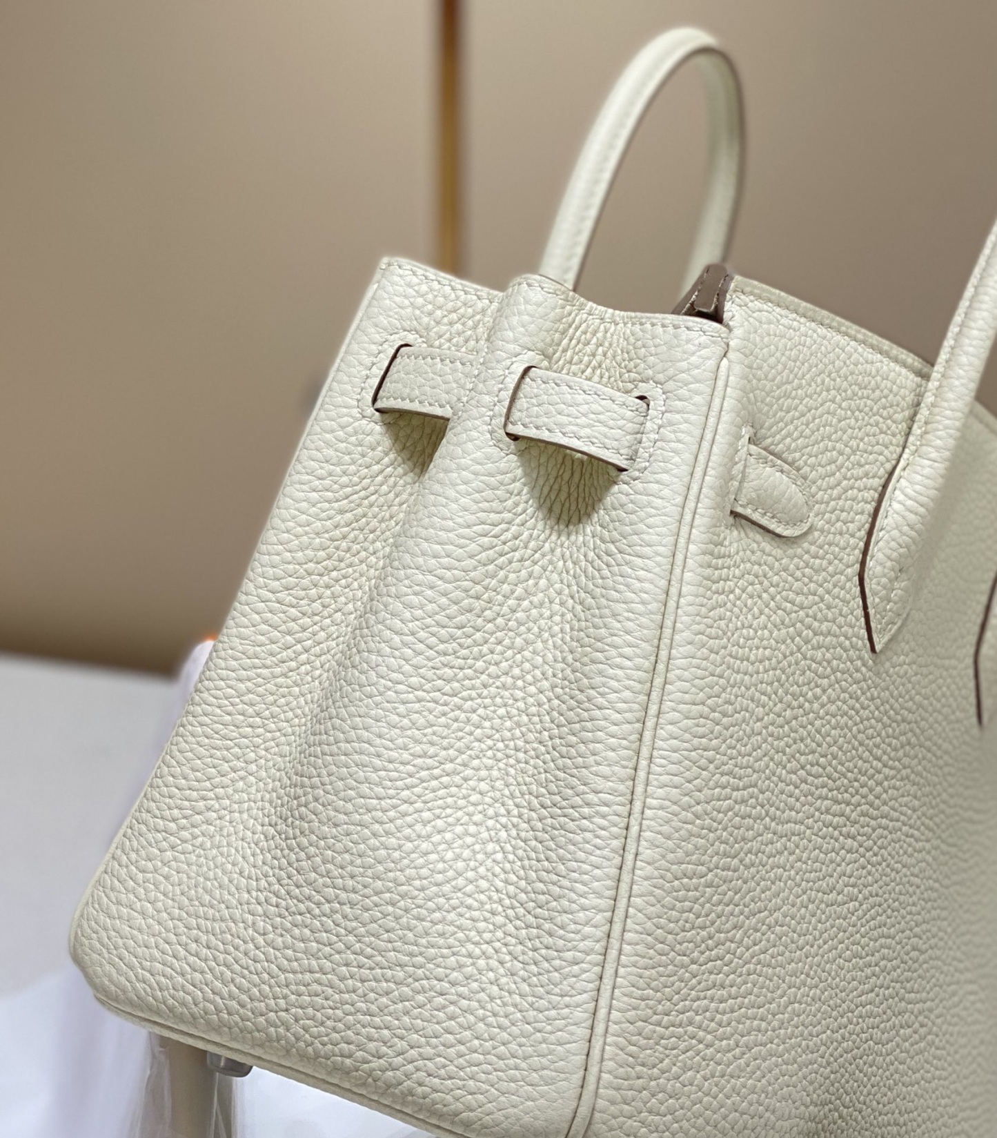 エルメス「Hermès」 Birkin 30 トゴレザー ツートンカラー ショルダーバッグ（シルバーハードウェア）
