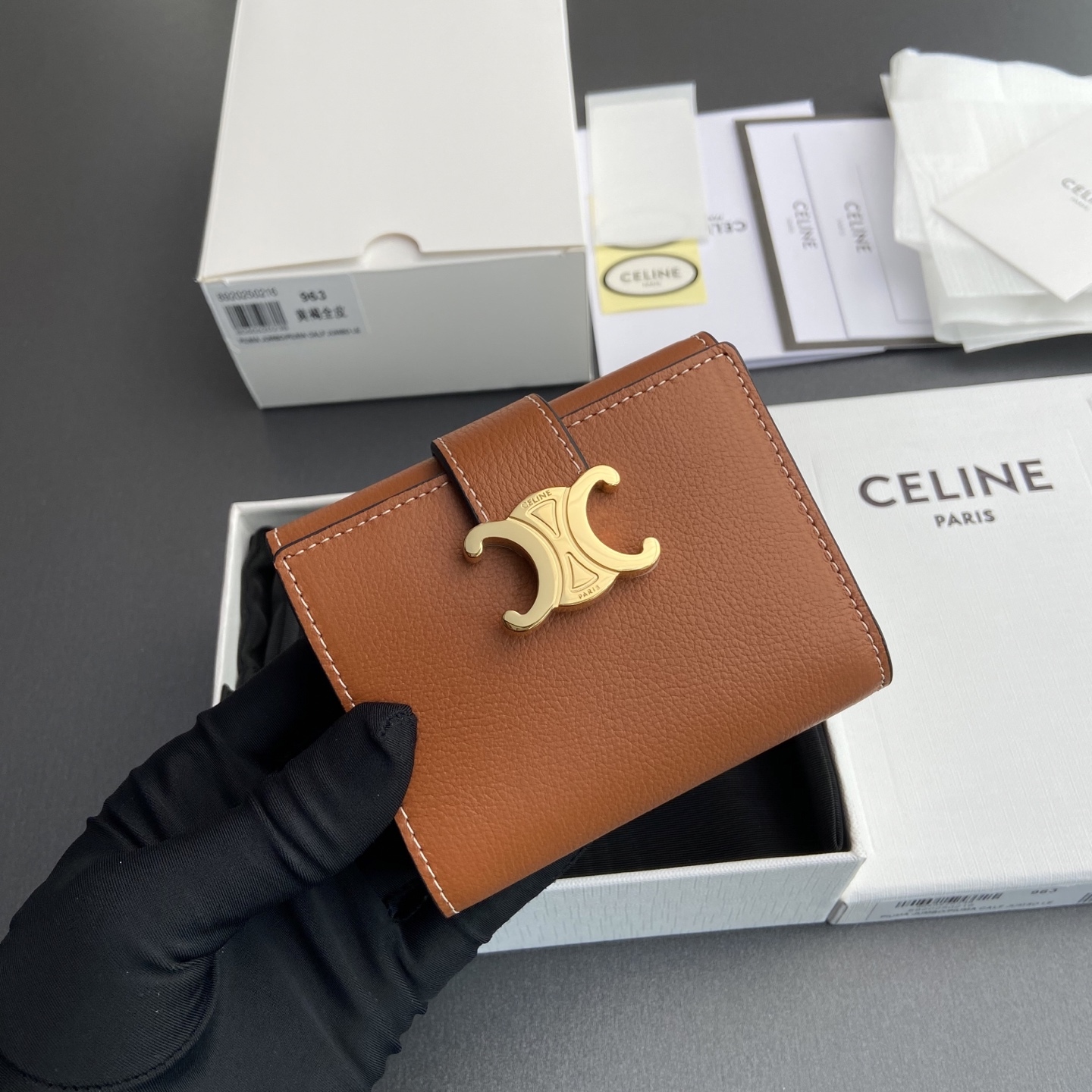 セリーヌ「Celine」TRIOMPHE キャンバス カードケース