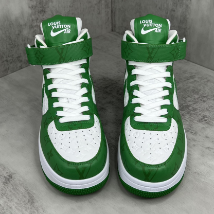 「コラボモデル」Louis Vuitton x Off-White x Nike Air Force 1 High スニーカー