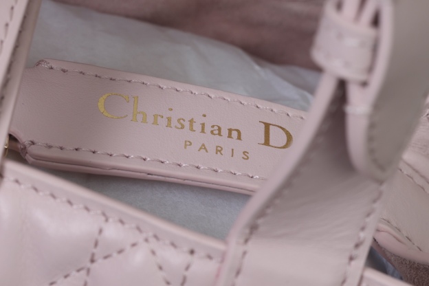 ディオール「Dior」Toujours ハンドバッグ センター（ラベンダーピンク カーフレザー）