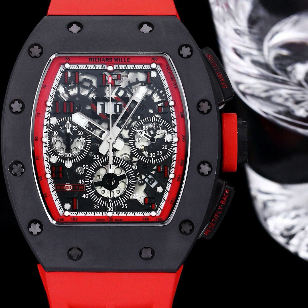 リシャール ミル「Richard Mille」カーボンファイバー クロノグラフ RM011 50MM