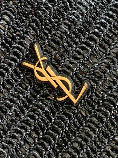 サンローラン「Saint Laurent」OXALIS ラフィア ショルダーバッグ