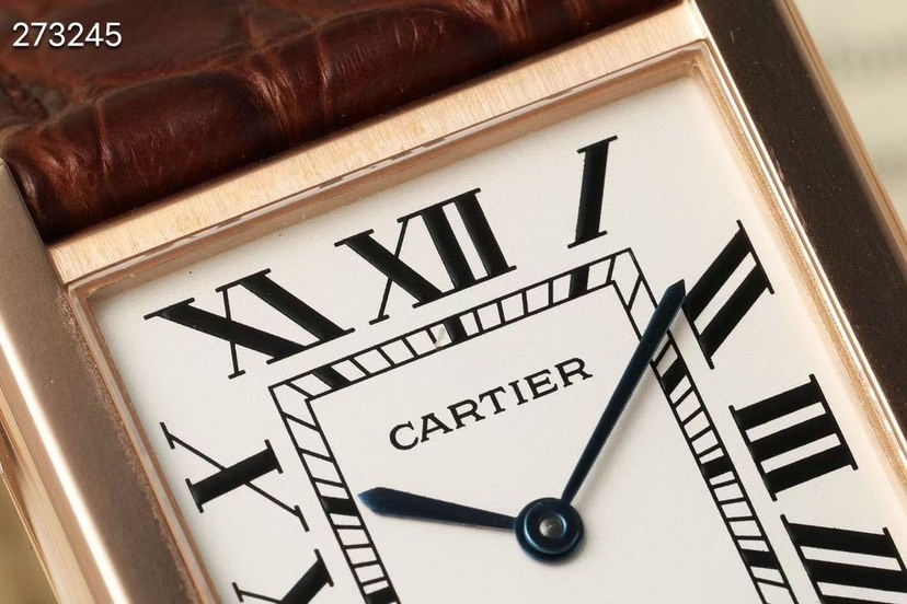 カルティエ［Cartier］タンク マスト ドゥ 自動巻き腕時計33.7mm x 25.5mm