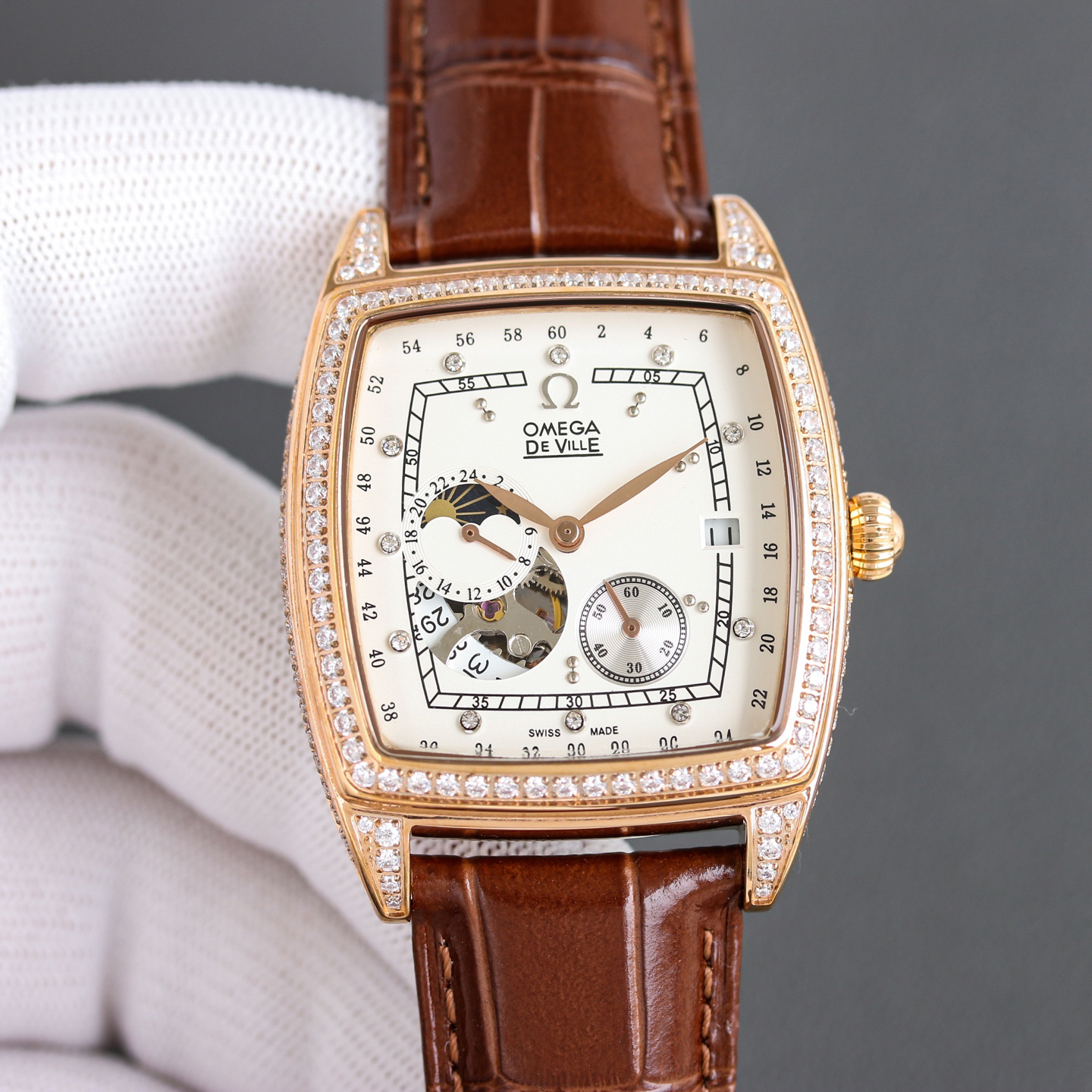 オメガ［Omega］コンステレーション フルダイヤモンド クロノメーター42MM