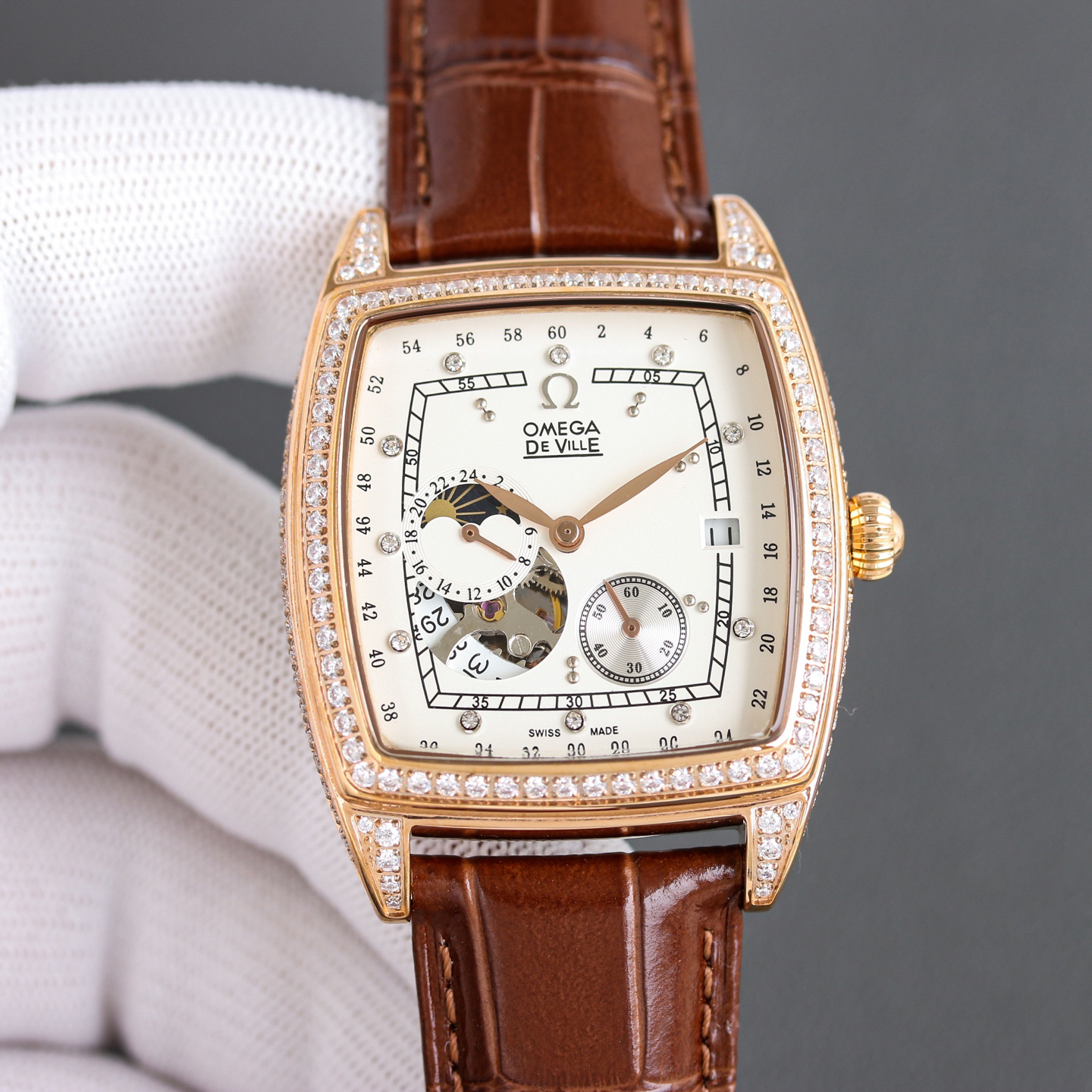 オメガ［Omega］コンステレーション フルダイヤモンド クロノメーター42MM