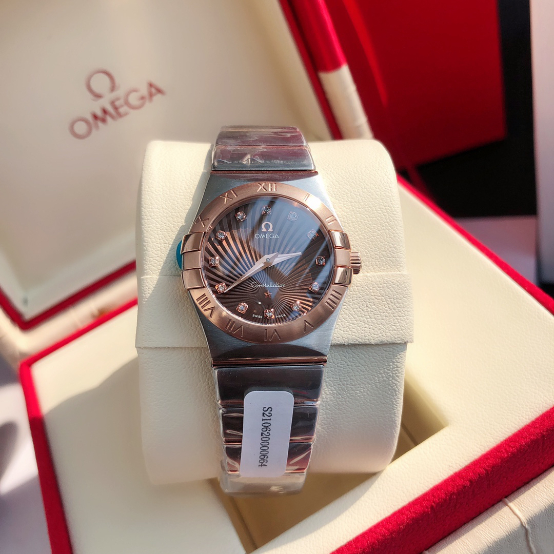 オメガ［Omega］コンステレーションシリーズ クオーツ レディースウォッチ27MM