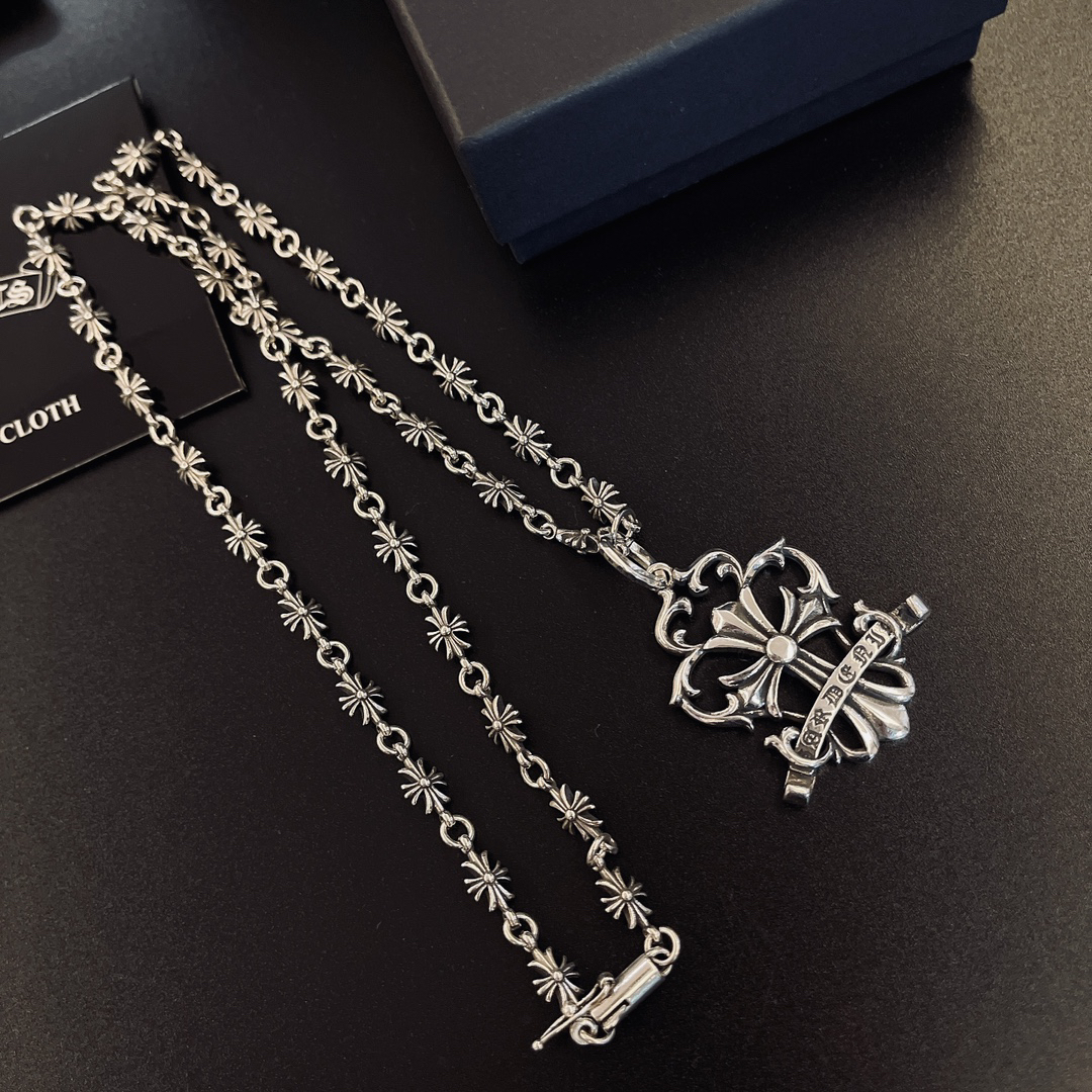 クロムハーツ「Chrome Hearts」シンプルペンダントネックレス - ユニセックス
