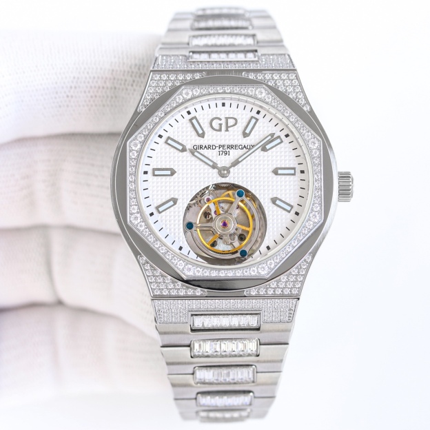 ジラール・ペルゴ「Girard-Perregaux」ラウレアート トゥールビヨン 腕時計42MM