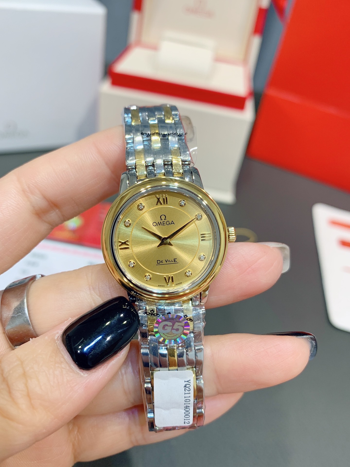 オメガ［Omega］DeVille レディース腕時計27MM