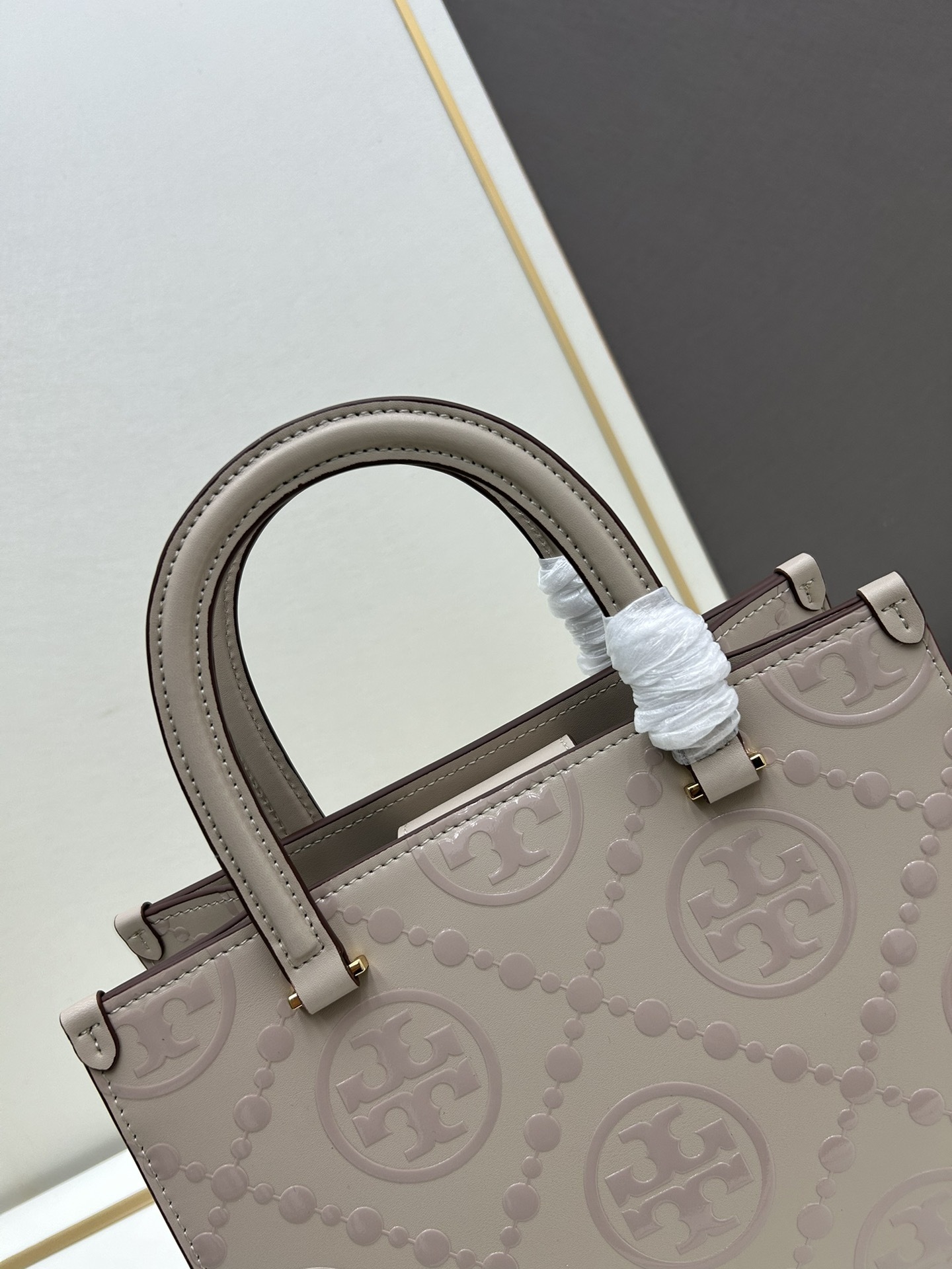 トリー バーチ「Tory Burch」モノグラム 2021サマー ジャカード ショルダー/ハンドバッグ