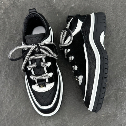 シャネル［Chanel］24C スエード×ラムレザー×カーフレザー プレミアムスニーカー