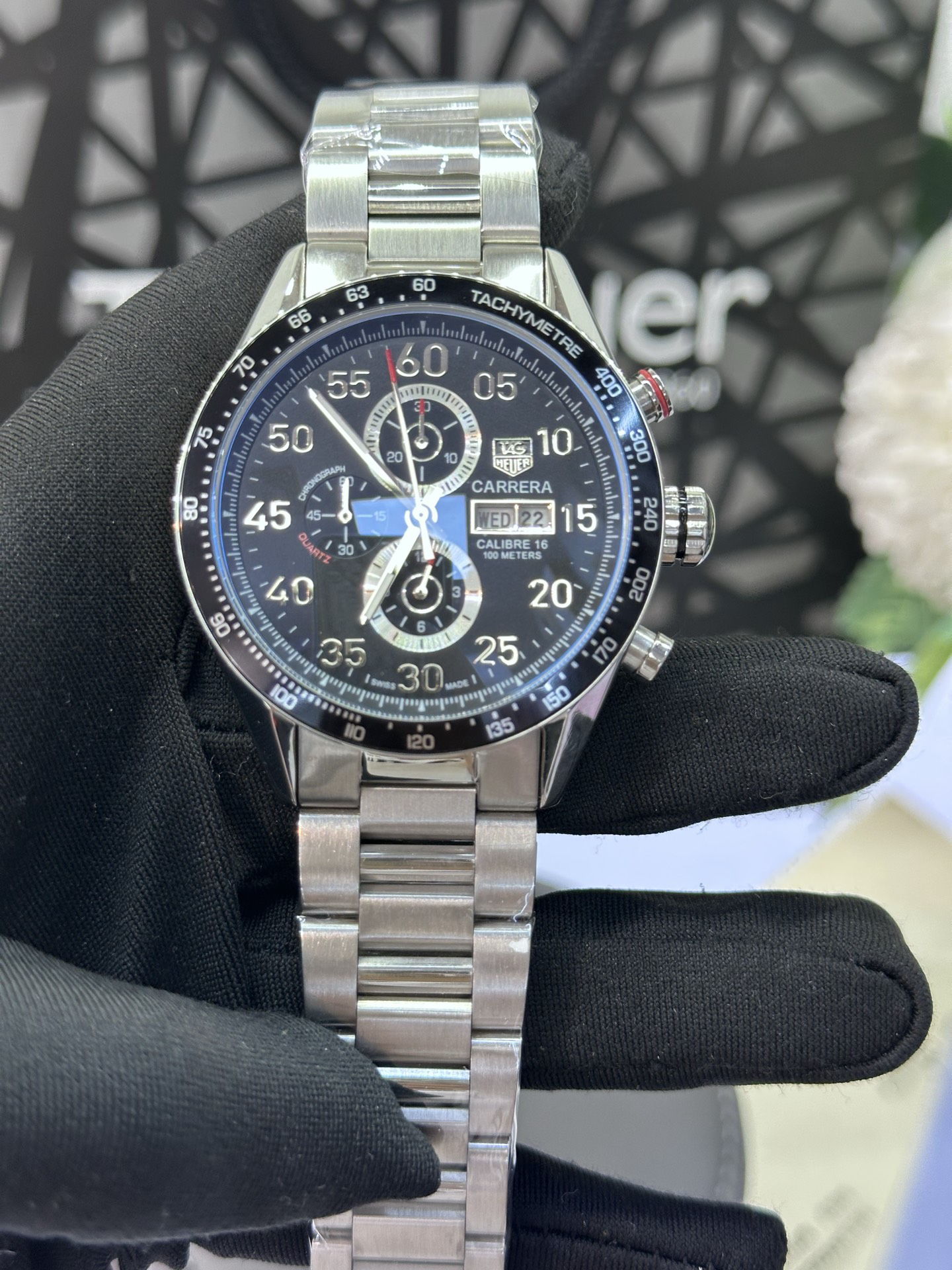 タグ・ホイヤー「TAG Heuer」クロノグラフ メンズウォッチ40MM