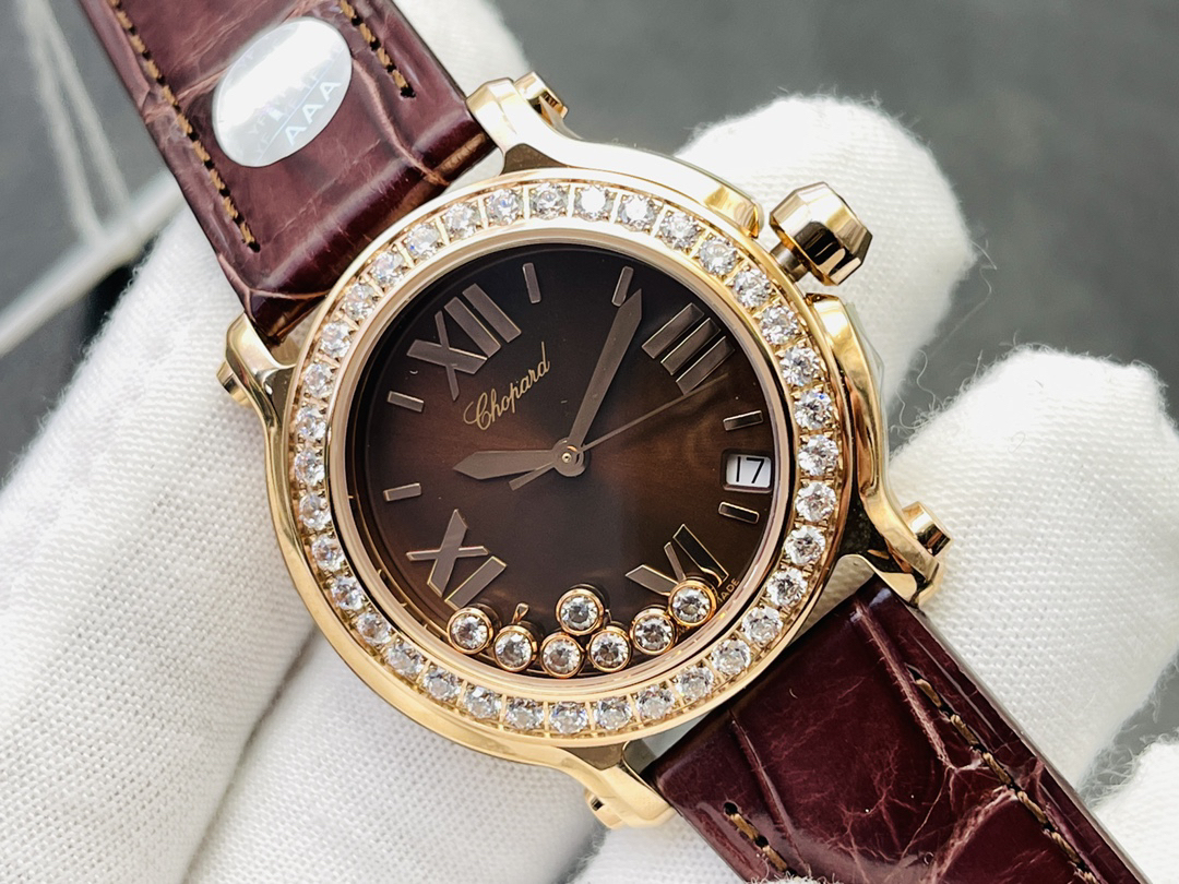 ショパール「Chopard」ハッピーダイヤモンド レディースウォッチ36MM