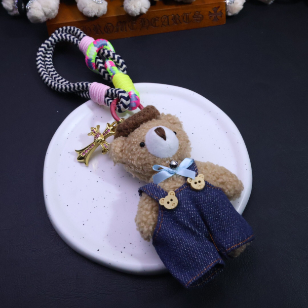 クロムハーツ「Chrome Hearts」バッグチャーム - すべてのトレンドバッグに合わせて、クールでキュートなスタイルを