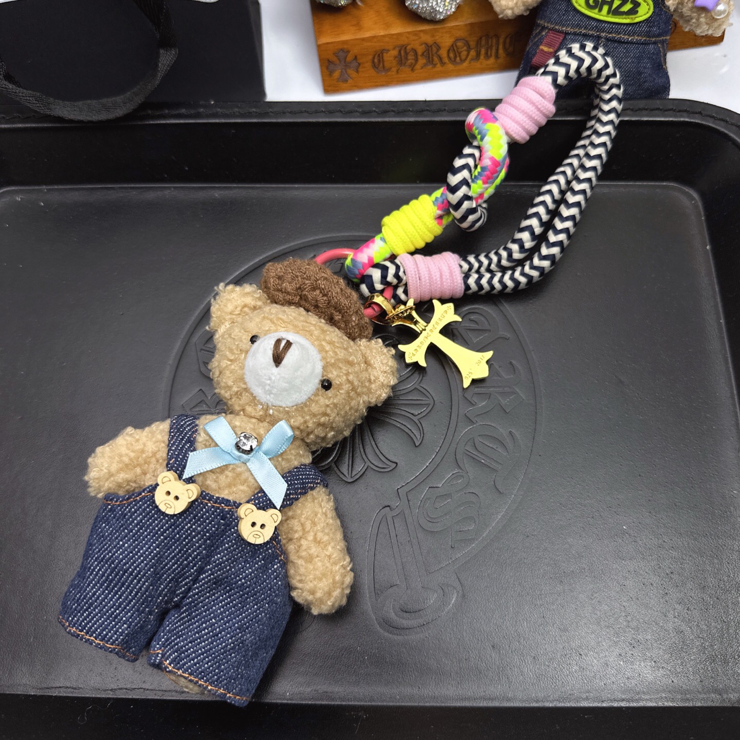 クロムハーツ「Chrome Hearts」バッグチャーム - すべてのトレンドバッグに合わせて、クールでキュートなスタイルを