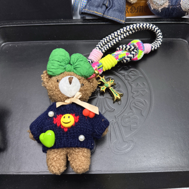 クロムハーツ「Chrome Hearts」バッグチャーム - すべてのトレンドバッグに合わせて、クールでキュートなスタイルを