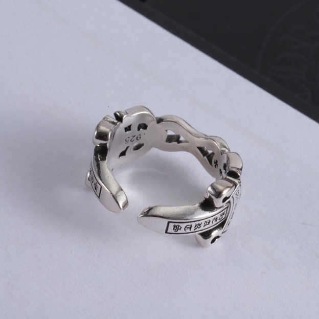 クロムハーツ「Chrome Hearts」クラシックヴィンテージ＆モダンリング - サイズ調整可能