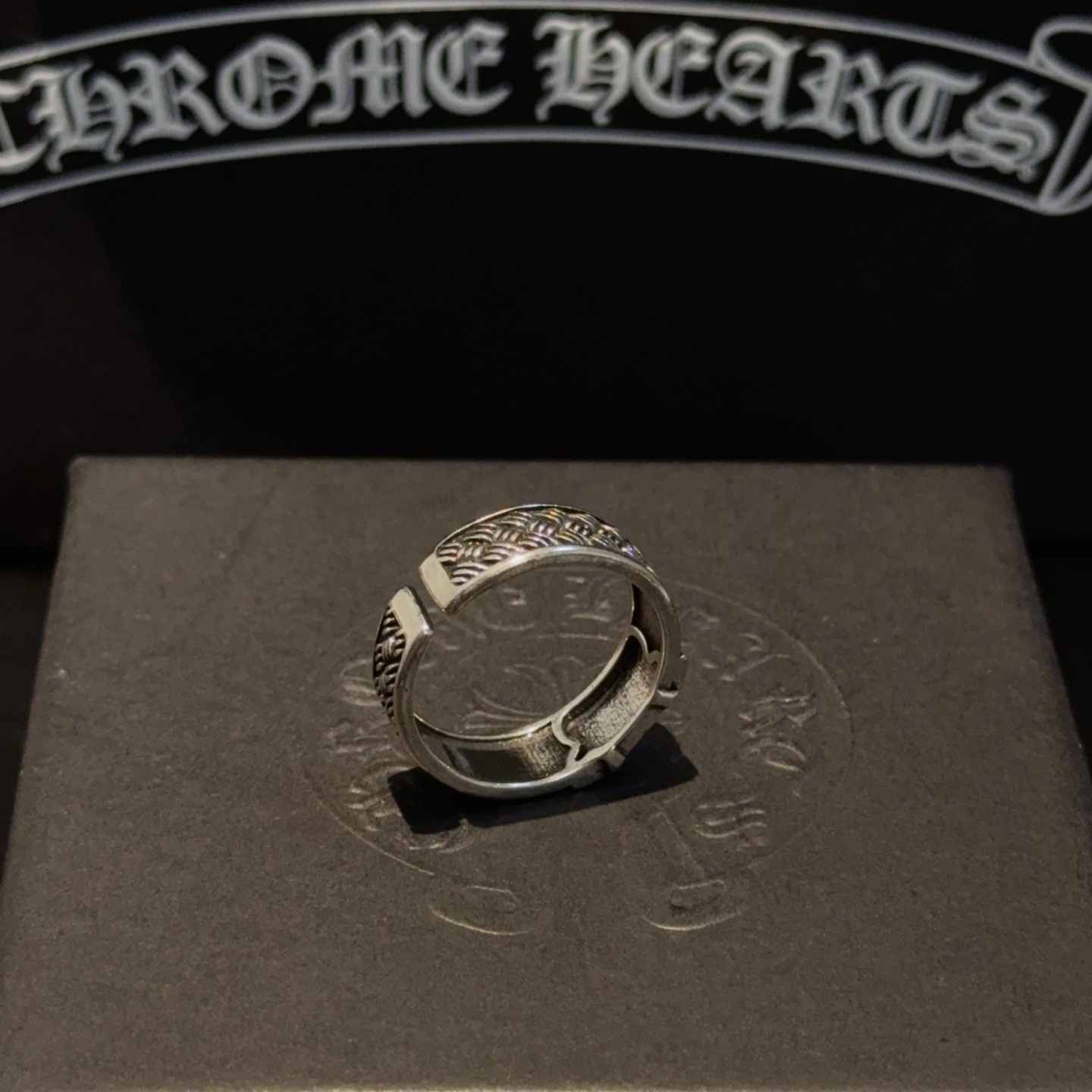 クロムハーツ「Chrome Hearts」クラシックヴィンテージ＆モダンリング - フリーサイズ