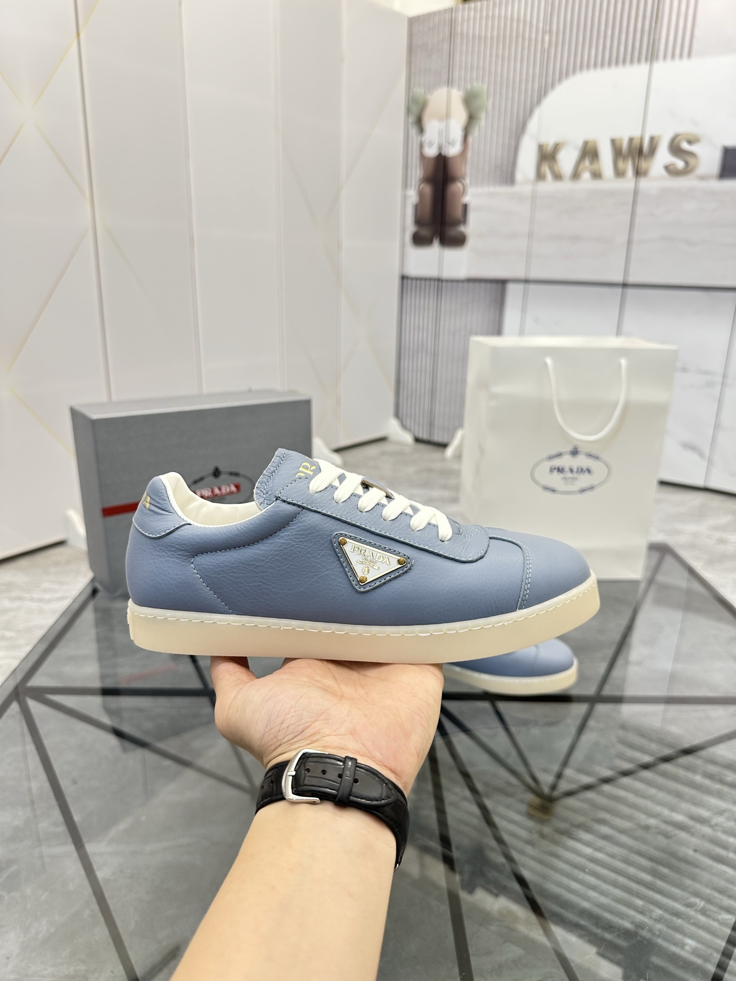 プラダ［Prada］ America's Cup レザースニーカー（ローカット）