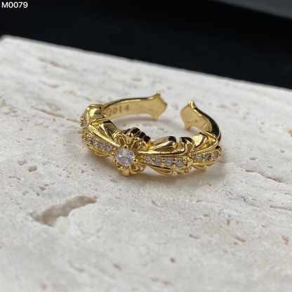 クロムハーツ「Chrome Hearts」クラシックヴィンテージ＆モダンリング - フリーサイズ