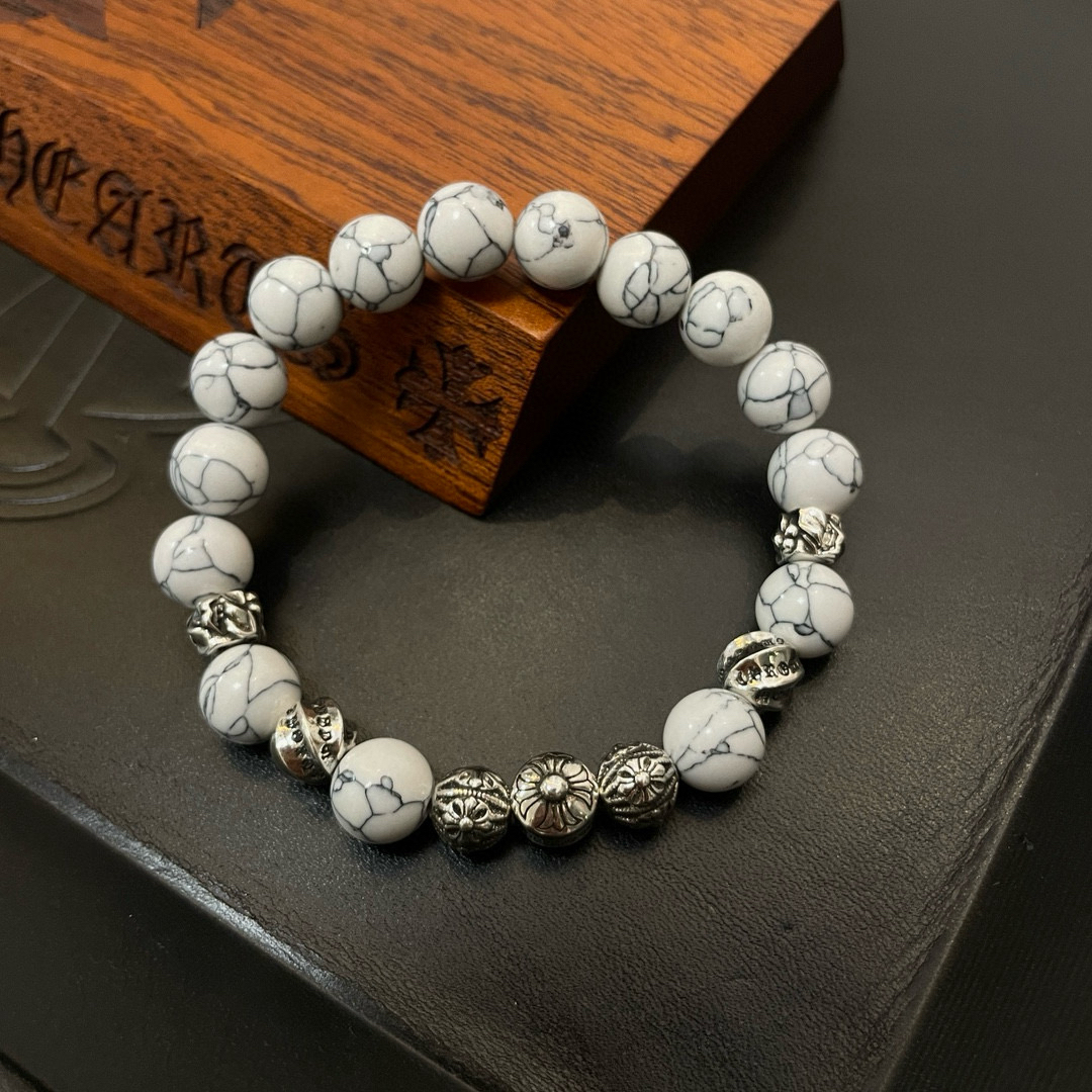 クロムハーツ「Chrome Hearts」ブレスレット - ヴィンテージ＆ロックテイスト ペア用