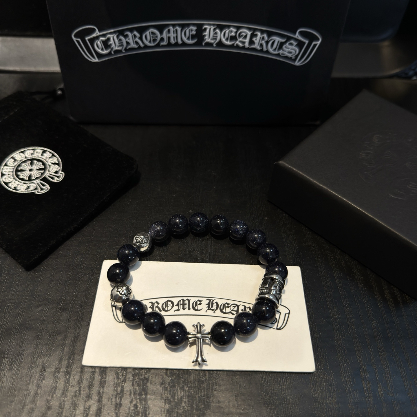クロムハーツ「Chrome Hearts」ブレスレット - ヴィンテージ＆ロックテイスト ペア用