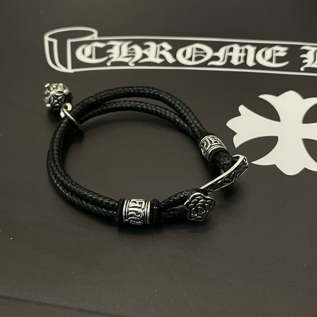 クロムハーツ「Chrome Hearts」ブレスレット - ヴィンテージ＆ロックテイスト ペア用