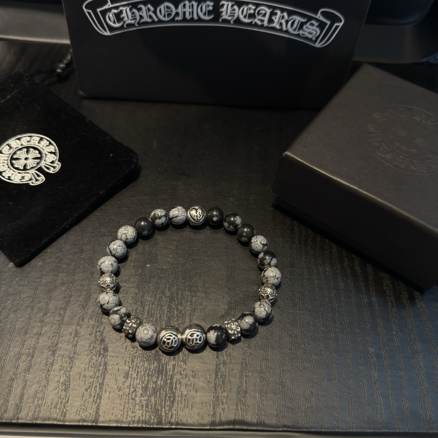 クロムハーツ「Chrome Hearts」ブレスレット - ヴィンテージ＆ロックテイスト ペア用