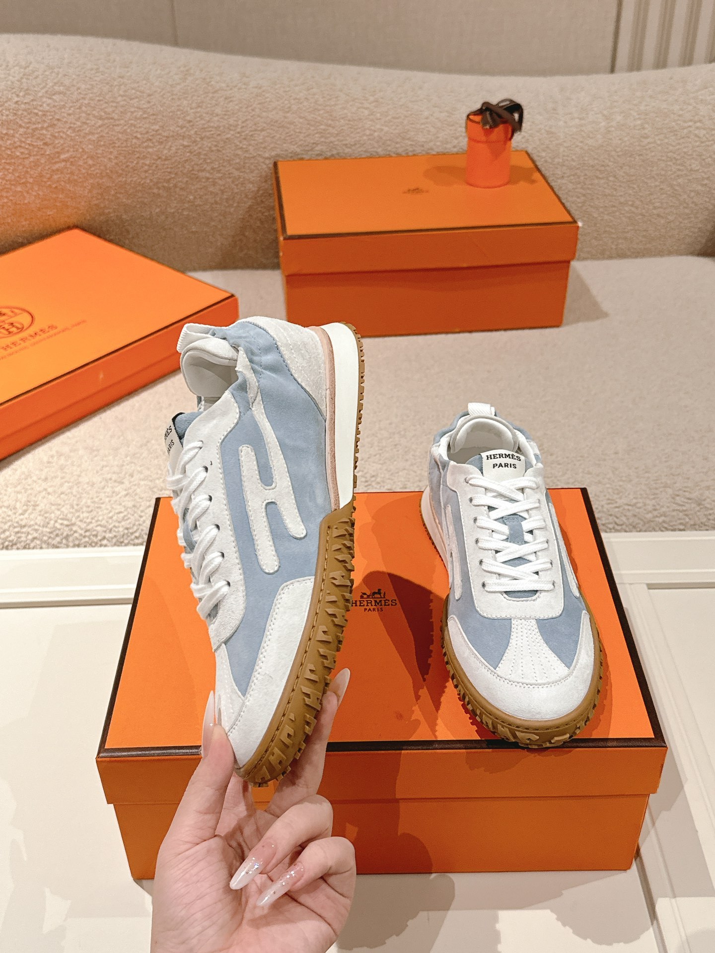 エルメス［Hermès］ドイツ軍トレーニングシューズ