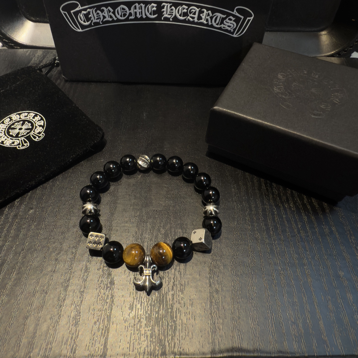 クロムハーツ「Chrome Hearts」ブレスレット - ヴィンテージ＆ロックテイスト ペア用