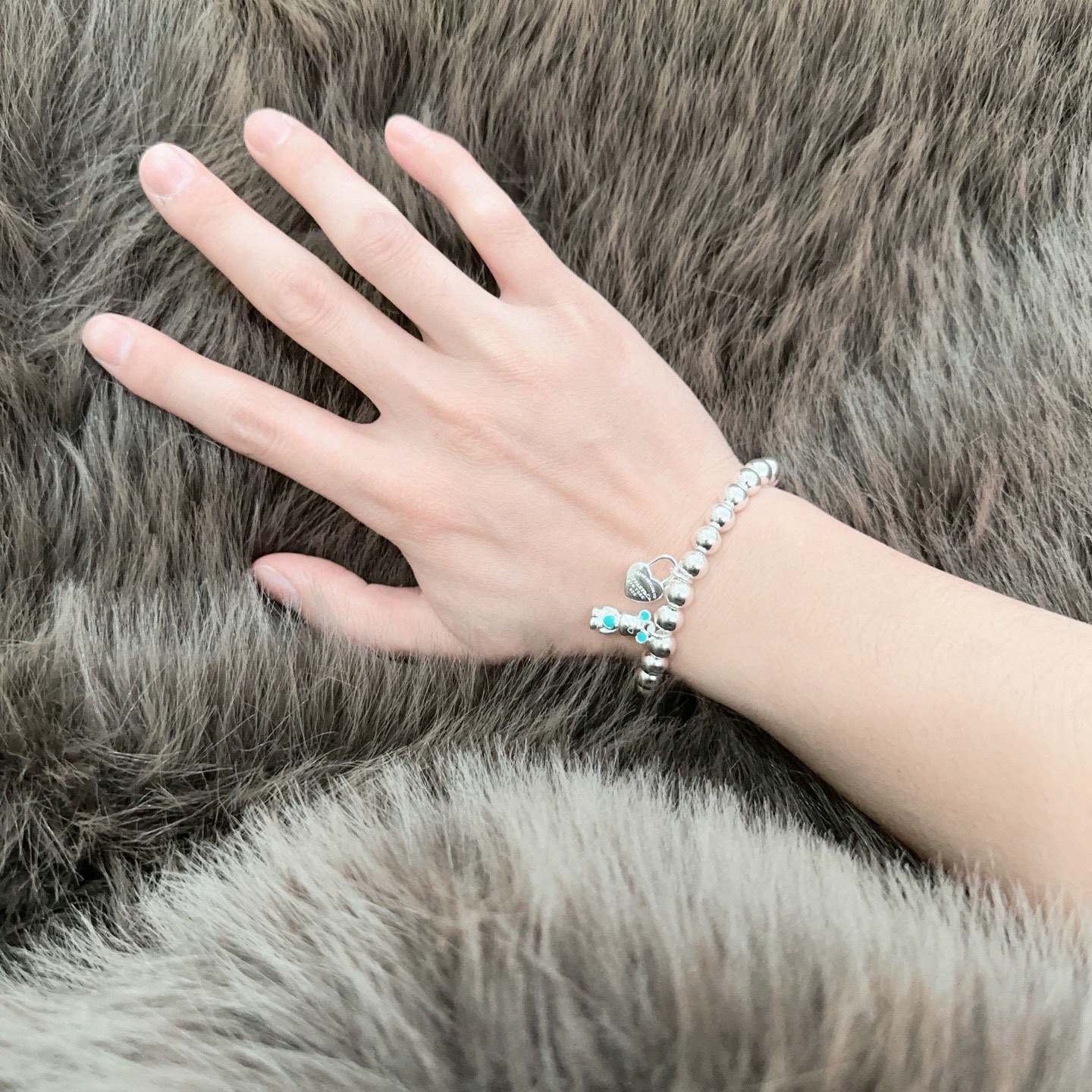 ティファニー「Tiffany & Co.」ポリッシュドシルバーリンク ブレスレット