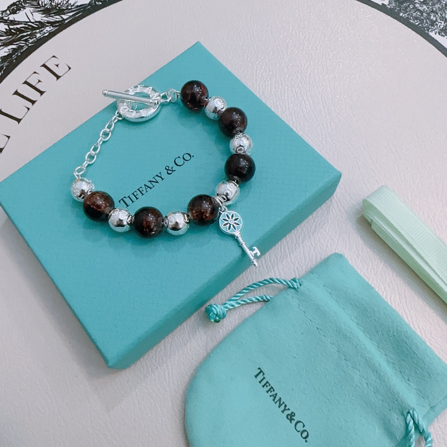 ティファニー「Tiffany & Co.」ポリッシュドシルバーリンク ブレスレット
