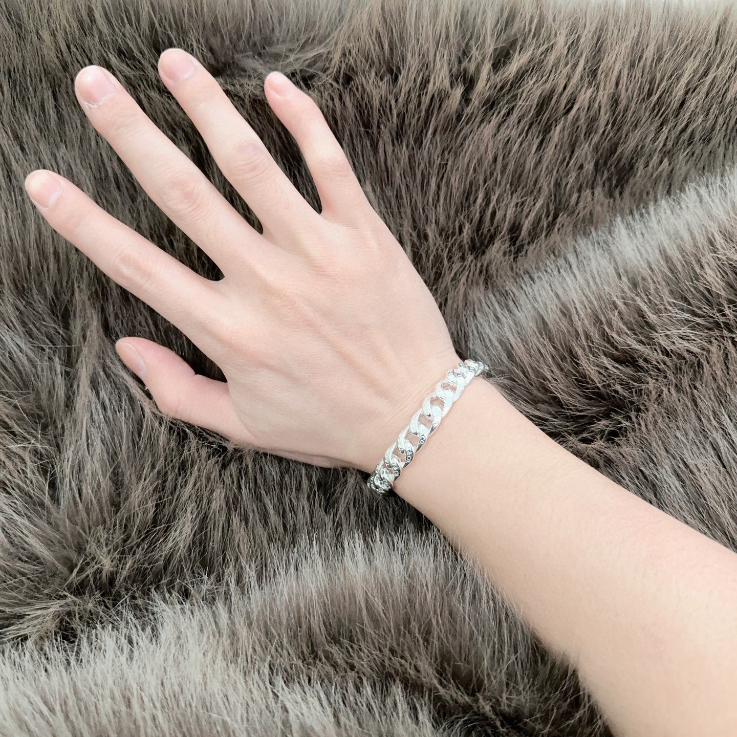 ティファニー「Tiffany & Co.」ポリッシュドシルバーリンク ブレスレット