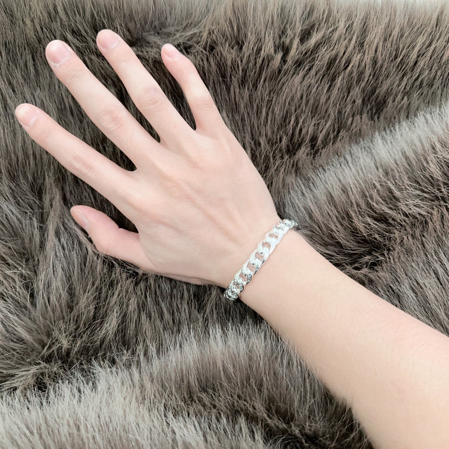 ティファニー「Tiffany & Co.」ポリッシュドシルバーリンク ブレスレット