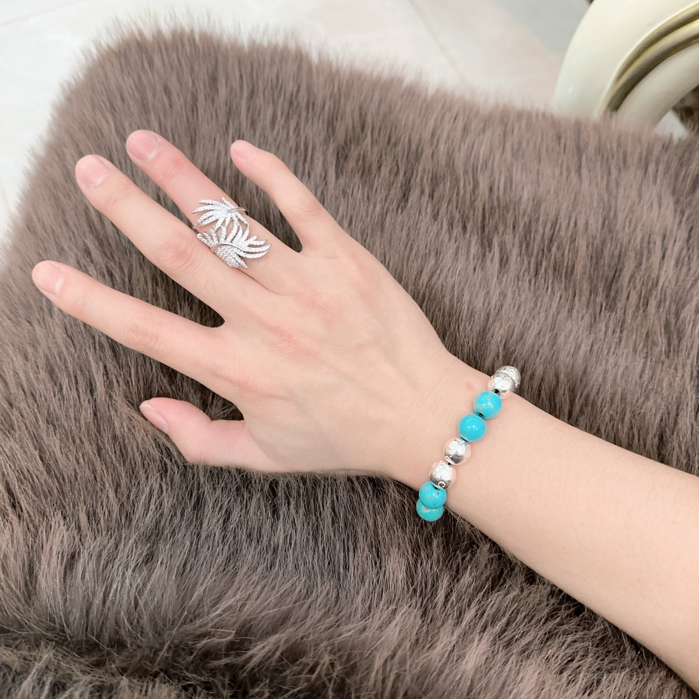 ティファニー「Tiffany & Co.」ポリッシュドシルバーリンク ブレスレット