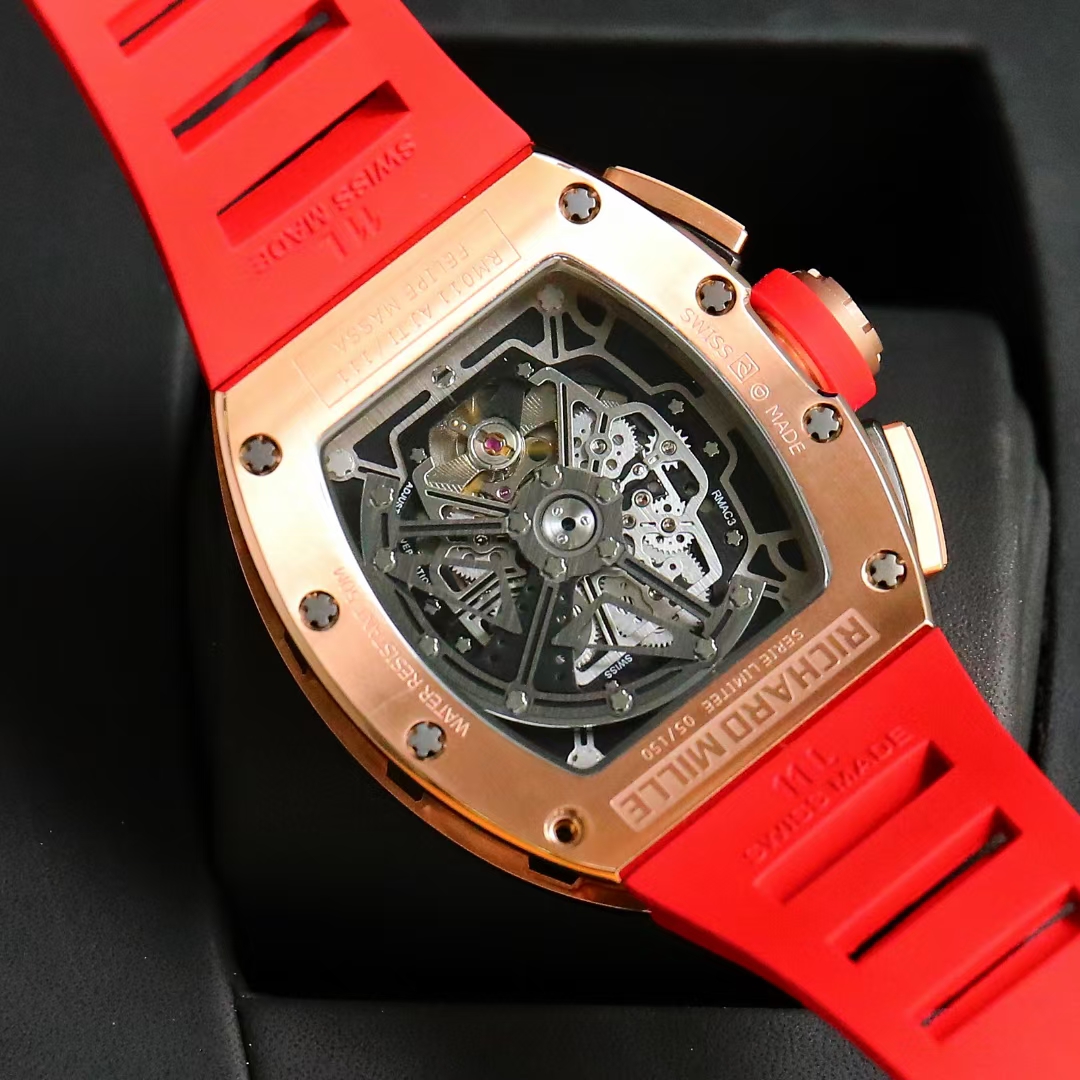 リシャール ミル「Richard Mille」フェリペ・マッサ ブルー 自動巻きクロノグラフ50×40mm