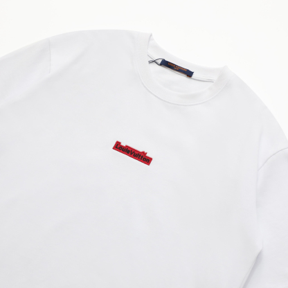 ルイ・ヴィトン「Louis Vuitton」 2025 エンブロイダリー モノグラム クルーネックTシャツ（メンズ）