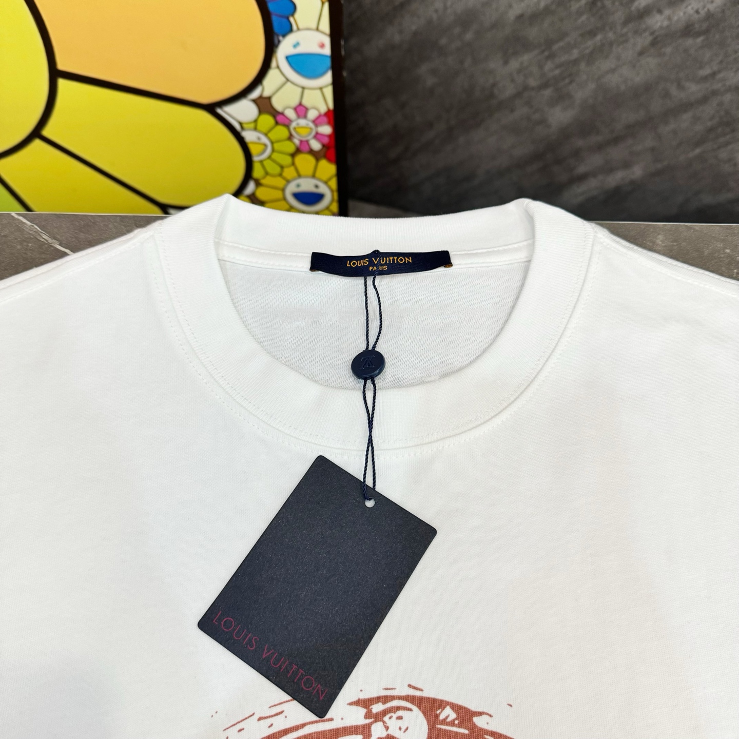 ルイ・ヴィトン「Louis Vuitton」2025SS サークルモノグラム プリント クルーネックTシャツ（メンズ）