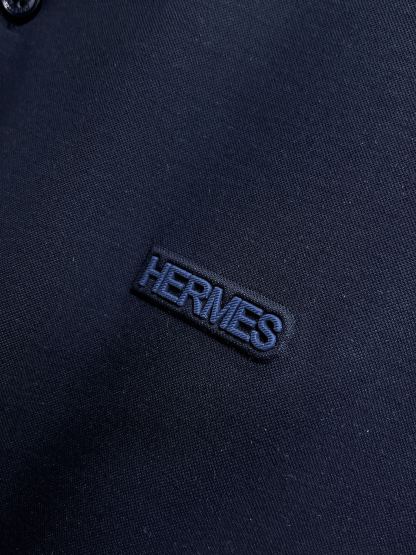 エルメス「Hermès」2025 春夏コレクション メンズ ビジネスカジュアルポロシャツ