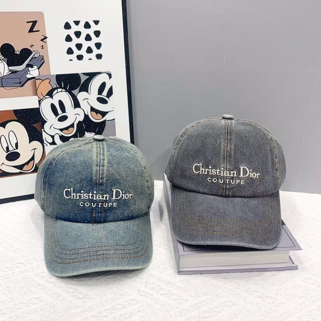 ディオール「Dior」2025春夏 シンプル ベースボールキャップ