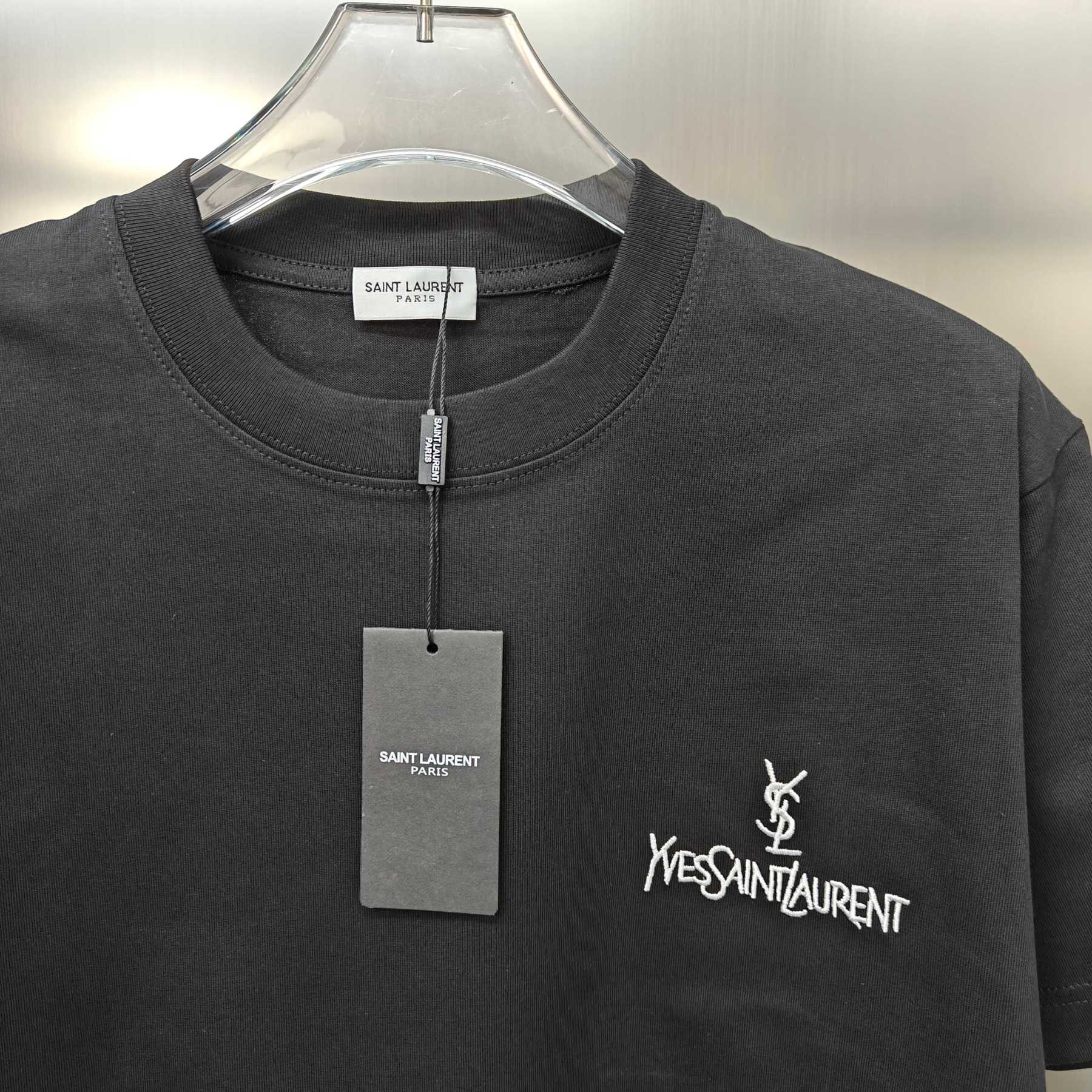 サンローラン「Saint Laurent」2025SS ユニセックス ショートスリーブTシャツ