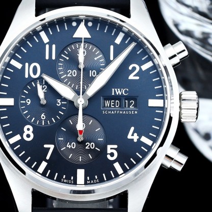 アイ・ダブリュー・シー「IWC」パイロット ウォッチ クロノグラフ メンズ機械式腕時計43MM