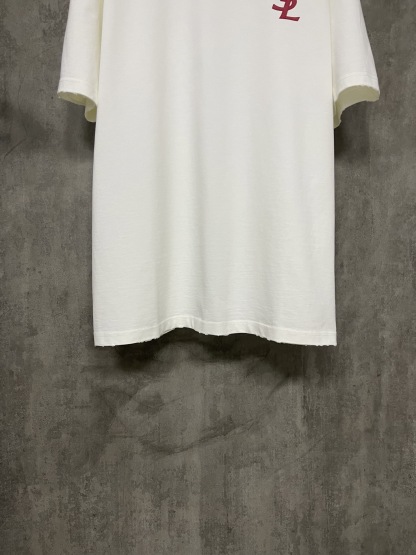 サンローラン「Saint Laurent」25SS クラシックロゴ プリント ヘビーウェイトTシャツ