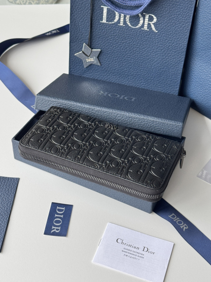 ディオール「Dior」ジップアラウンド ロングウォレット