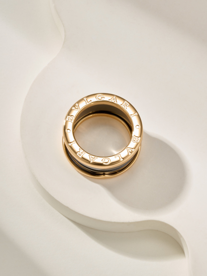 ブルガリ「Bvlgari」 セラミックリング
