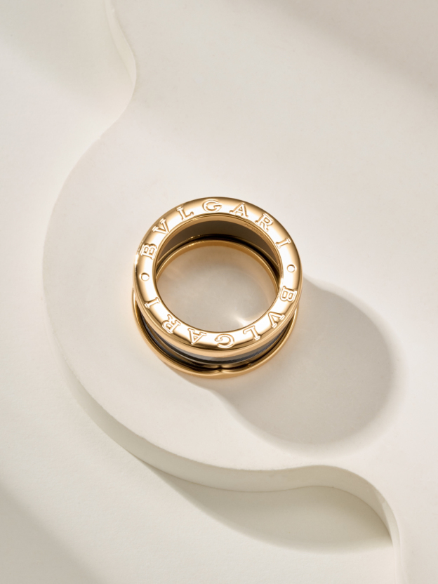 ブルガリ「Bvlgari」 セラミックリング