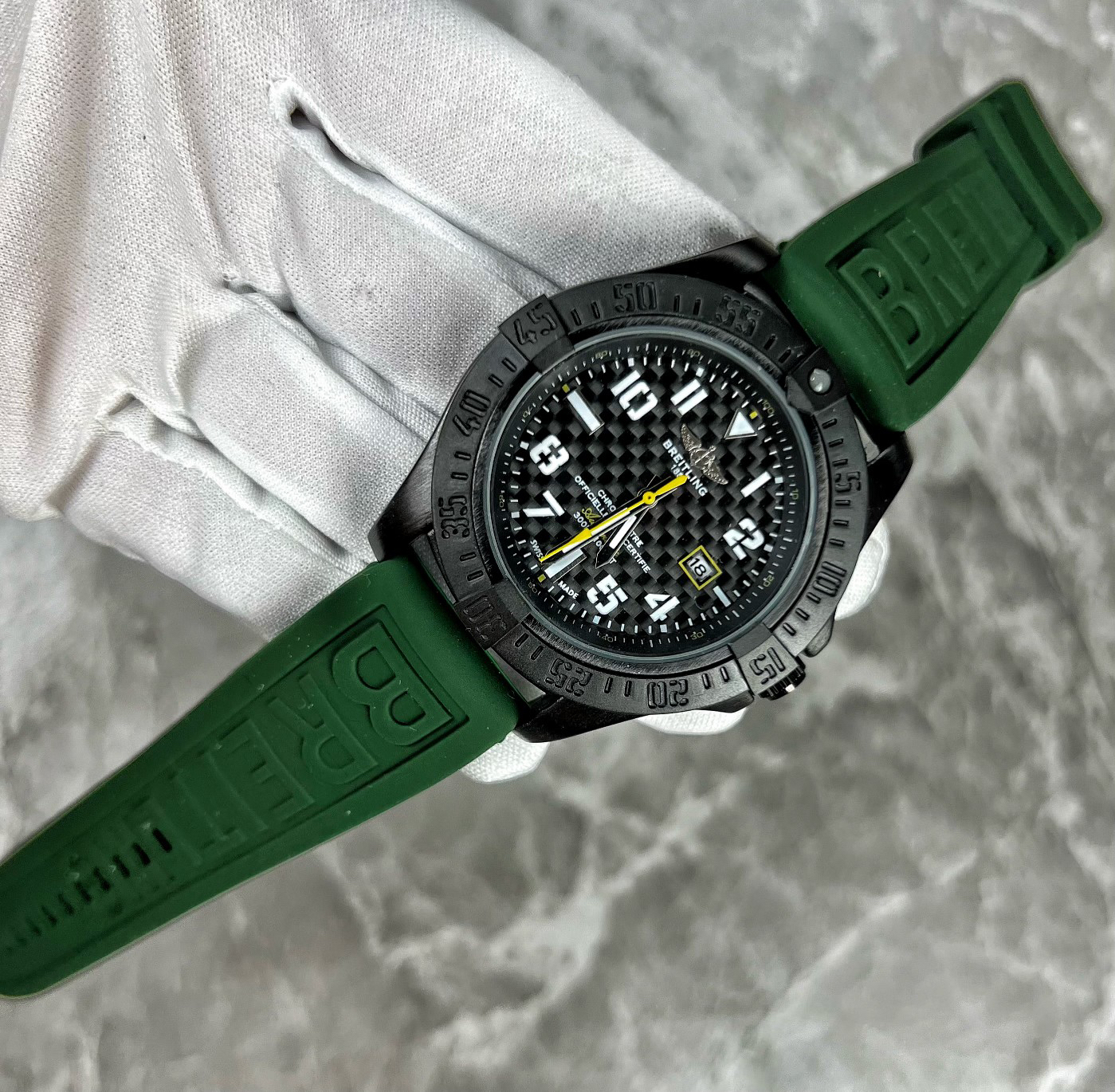 ブライトリング［Breitling］イエローポインターカレンダー クォーツ41 mm腕時計
