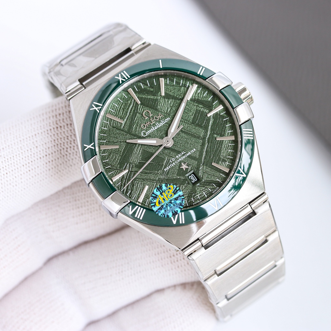 オメガ「Omega」第5世代星座隕石面シリーズ男性用ロボット腕時計41mm