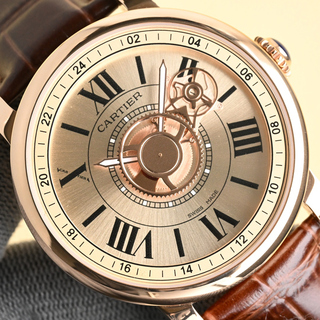 カルティエ「Cartier」CARTIERアースシリーズ腕時計45mm